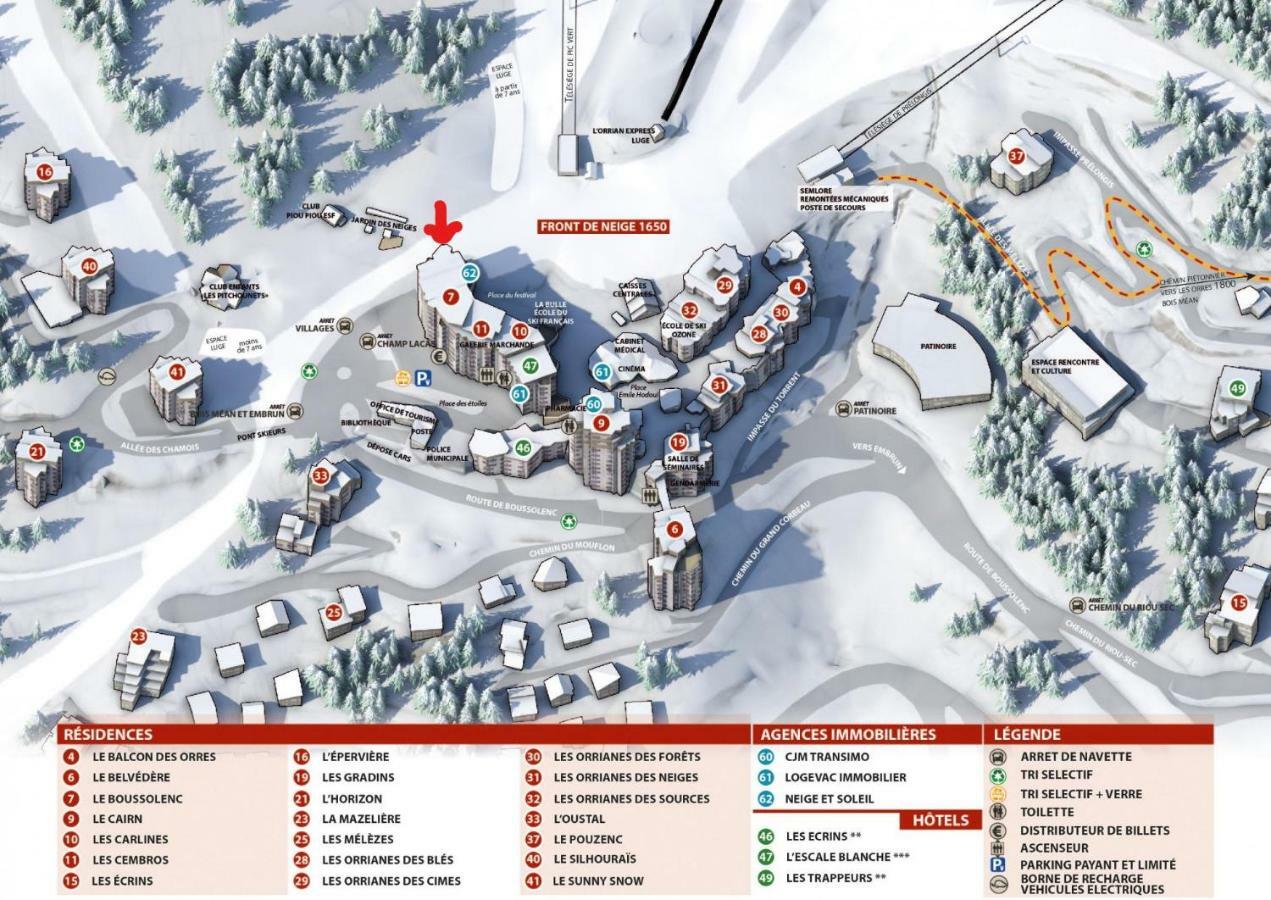 Studio Le Boussolenc Les Orres Eksteriør bilde